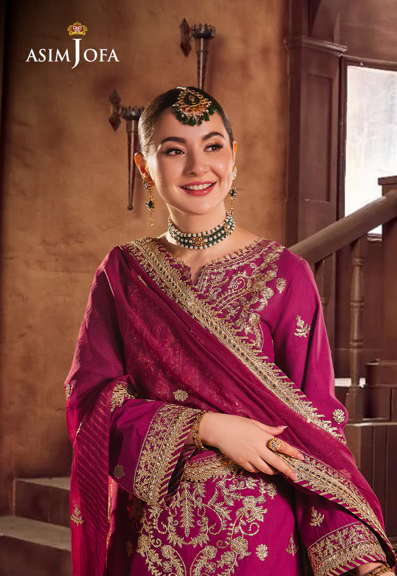 AJKK-21 EMBROIDERED TWISTED SILK 3 PCS - Image 3
