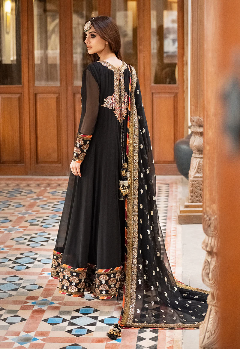 AJKM-01 EMBROIDERED CHIFFON 3 PCS - Image 2