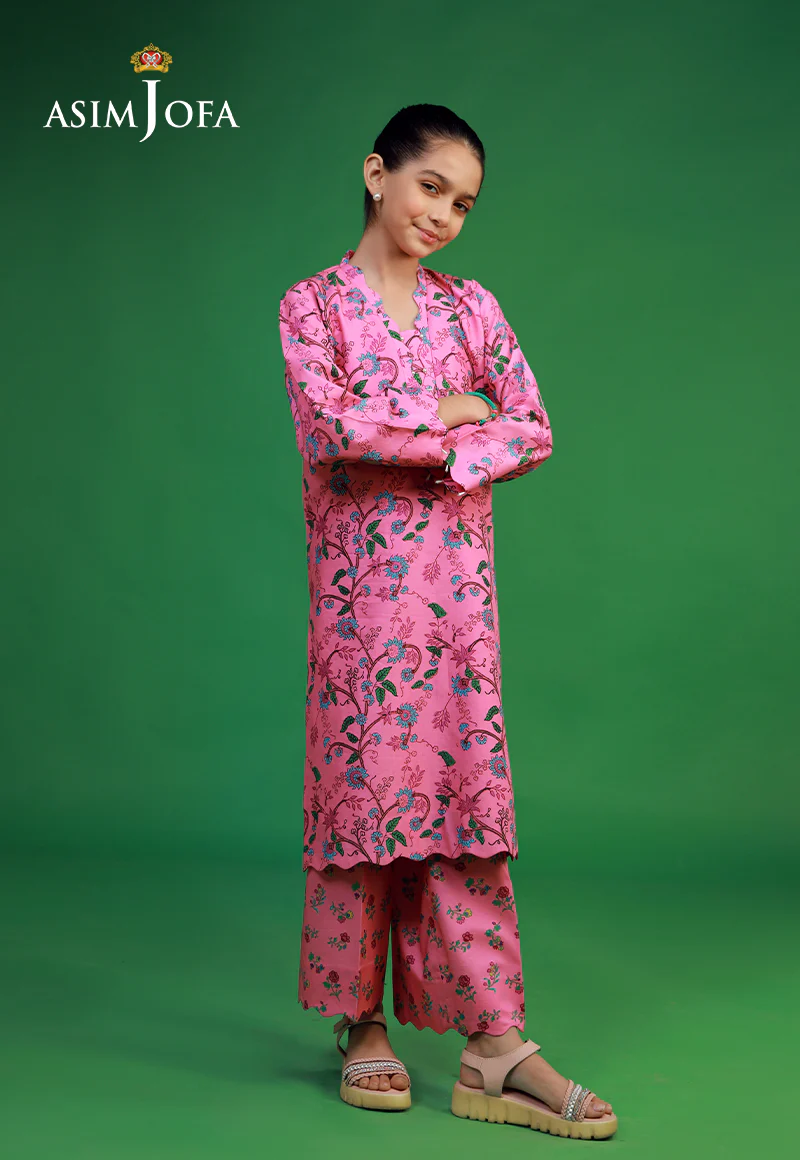 AJKP-05 STITCHED PRINTED CAMBRIC 2 PCS - Image 3
