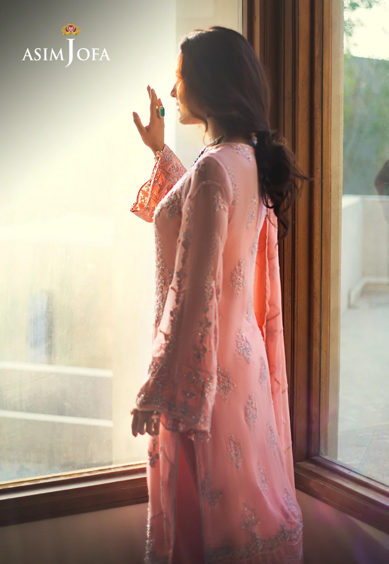 AJLE-08 EMBROIDERED CHIFFON 3 PCS - Image 6