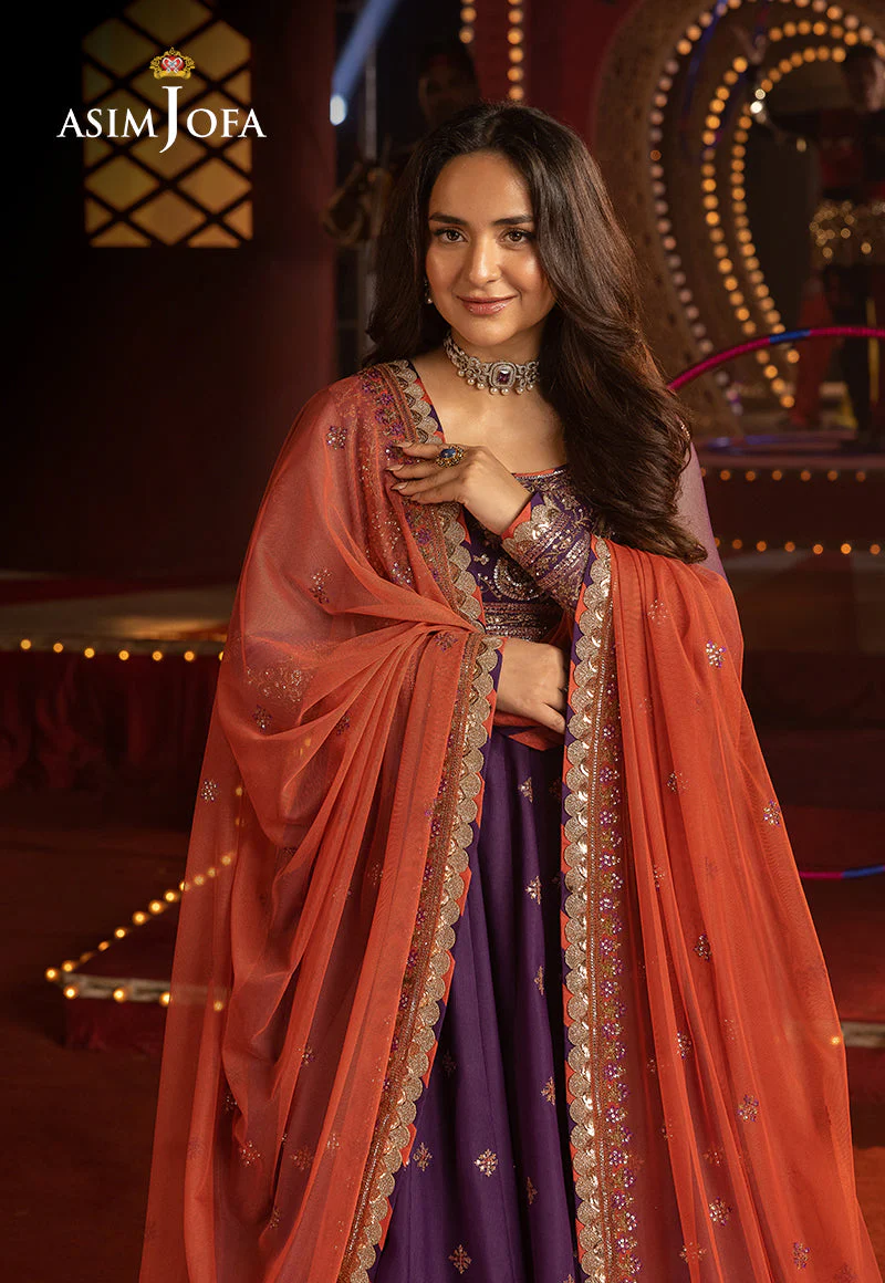 AJLFFD-01 Embroidered Net Stitched 3PCS - Image 12