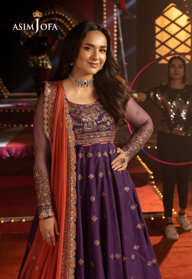 AJLFFD-01 Embroidered Net Stitched 3PCS - Image 7