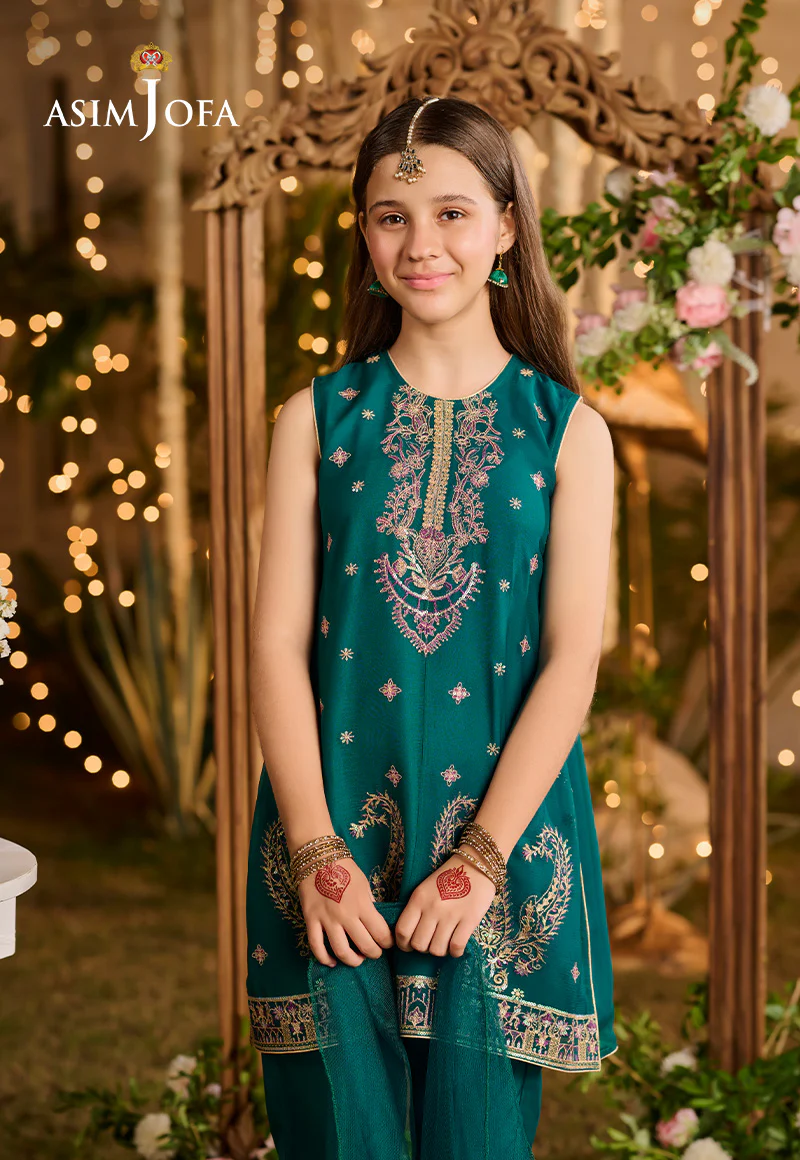 AJLK-01 EMBROIDERED POLY CHIFFON 3 PCS - Image 3
