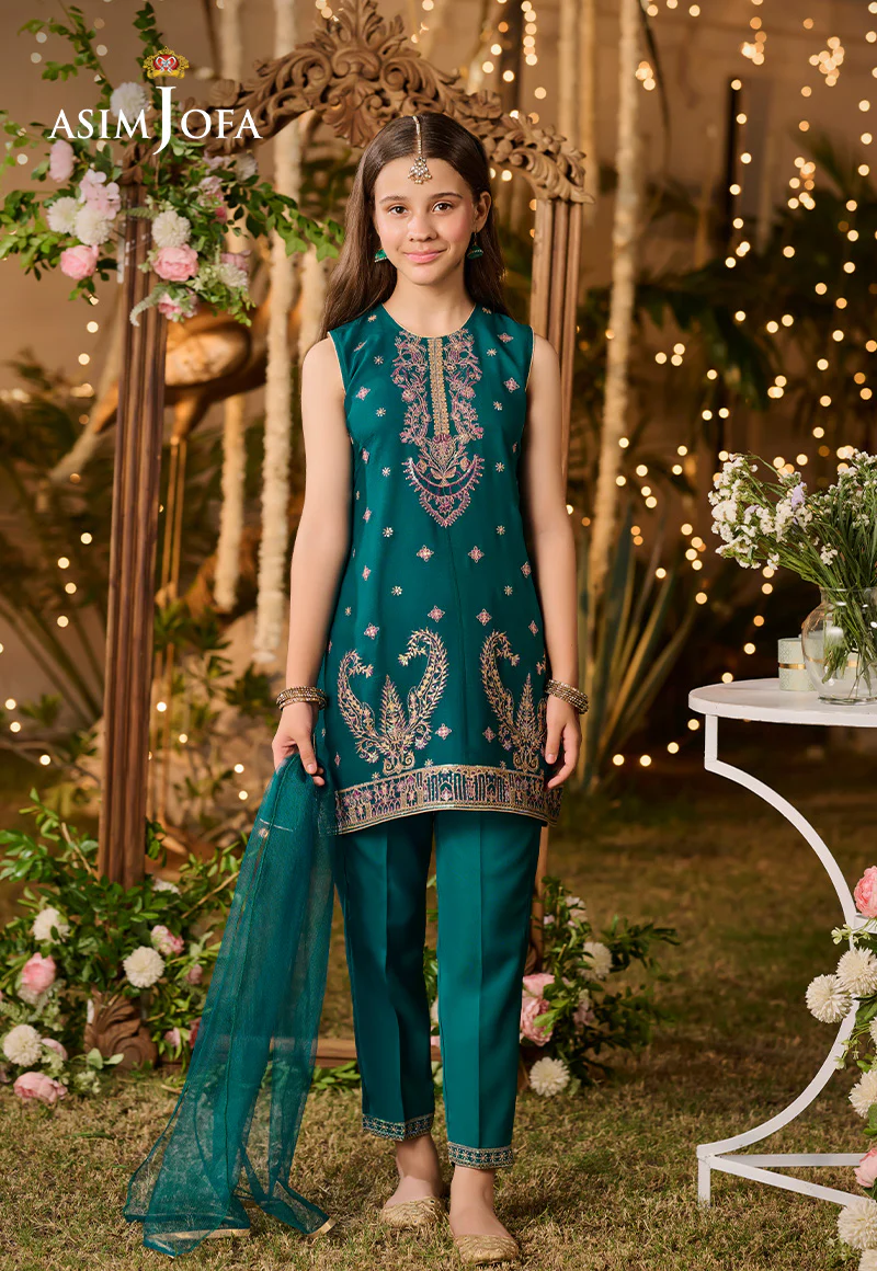 AJLK-01 EMBROIDERED POLY CHIFFON 3 PCS - Image 6