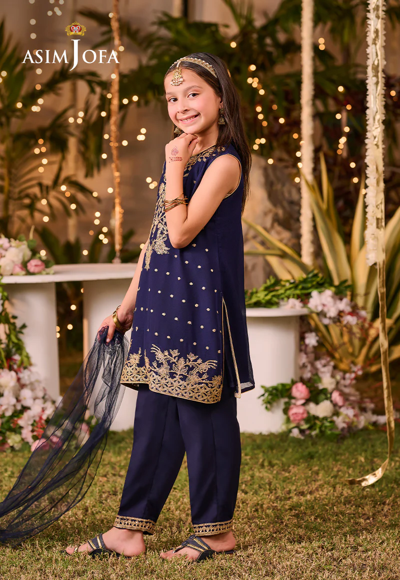 AJLK-03 EMBROIDERED POLY CHIFFON 3 PCS - Image 5