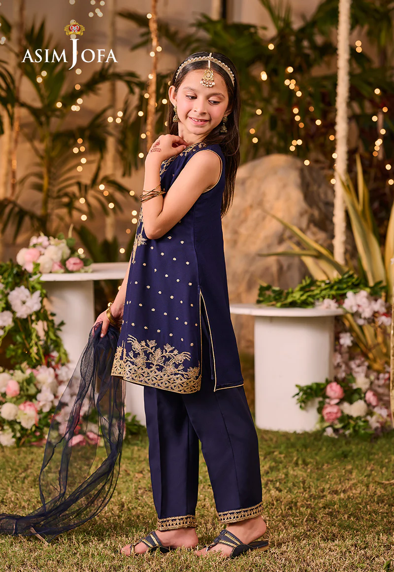 AJLK-03 EMBROIDERED POLY CHIFFON 3 PCS - Image 7