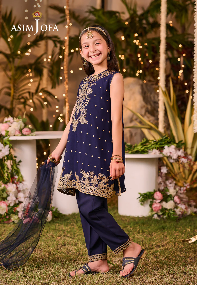 AJLK-03 EMBROIDERED POLY CHIFFON 3 PCS - Image 8