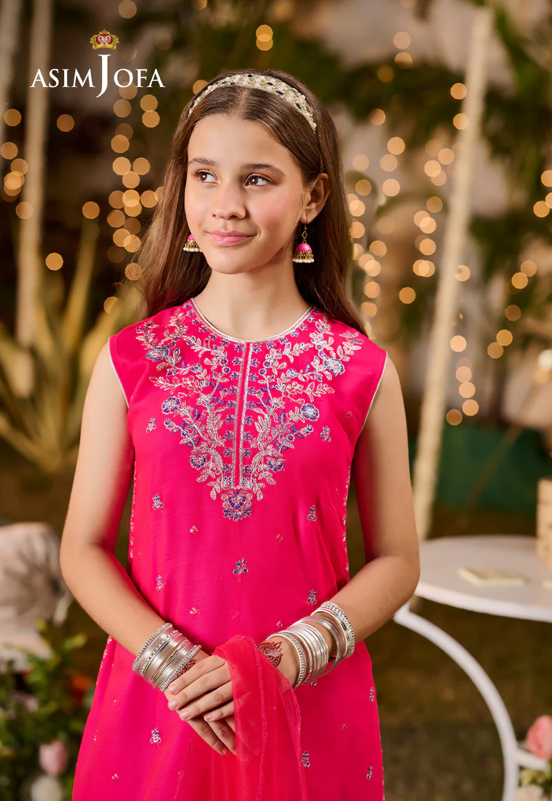 AJLK-04 EMBROIDERED POLY CHIFFON 3 PCS - Image 3