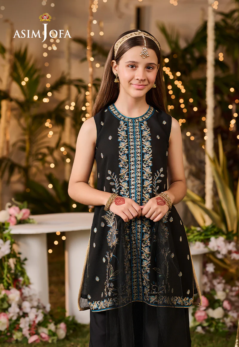 AJLK-05 EMBROIDERED POLY CHIFFON 3 PCS - Image 3