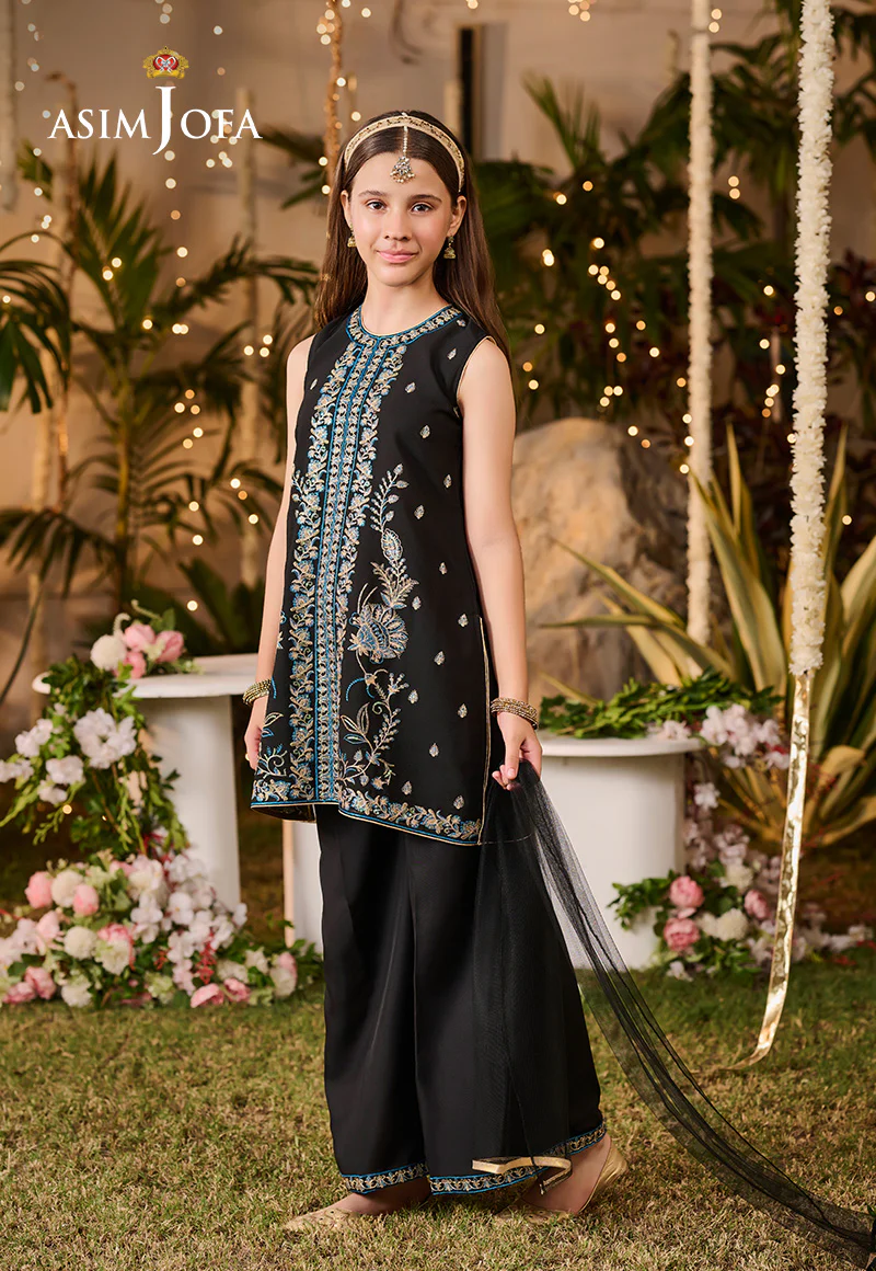 AJLK-05 EMBROIDERED POLY CHIFFON 3 PCS - Image 5