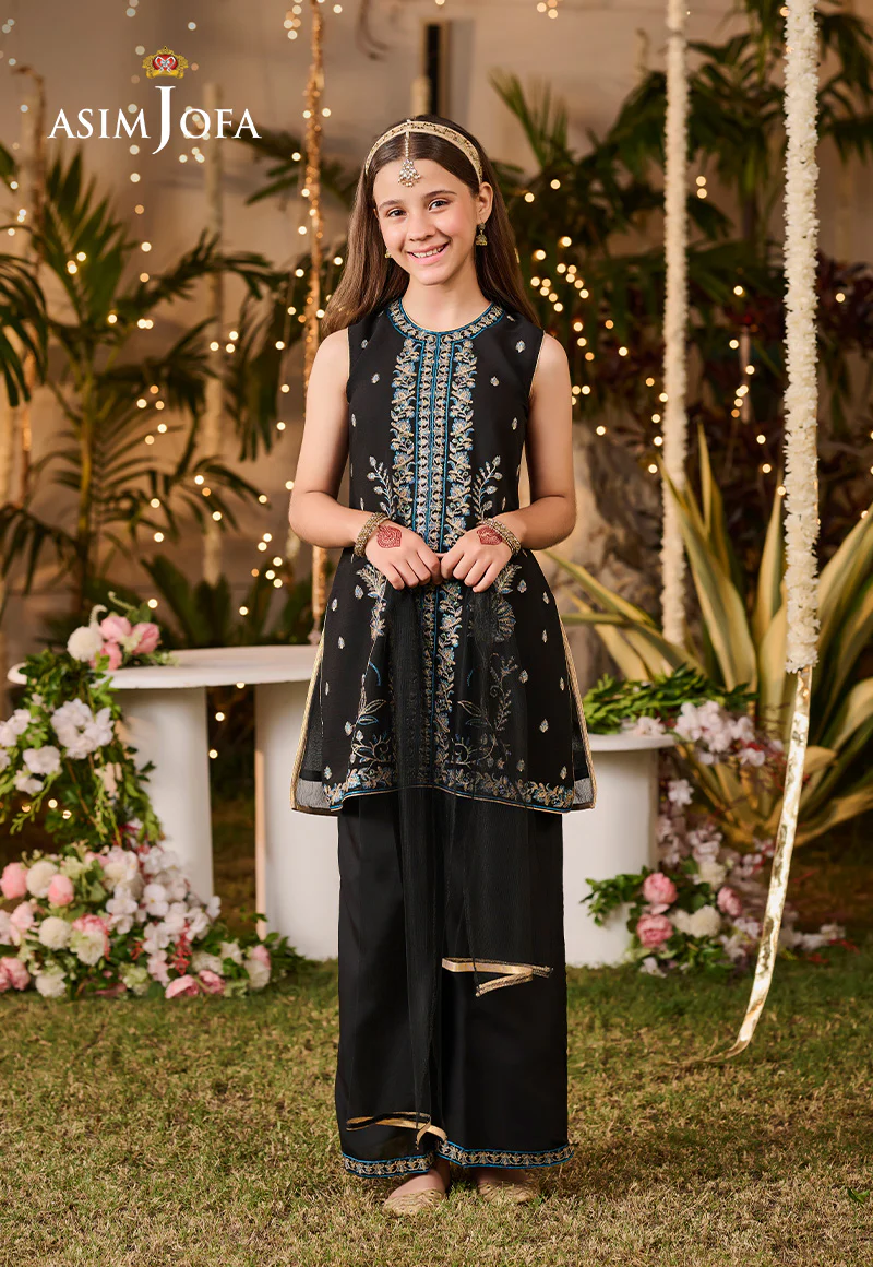 AJLK-05 EMBROIDERED POLY CHIFFON 3 PCS - Image 6
