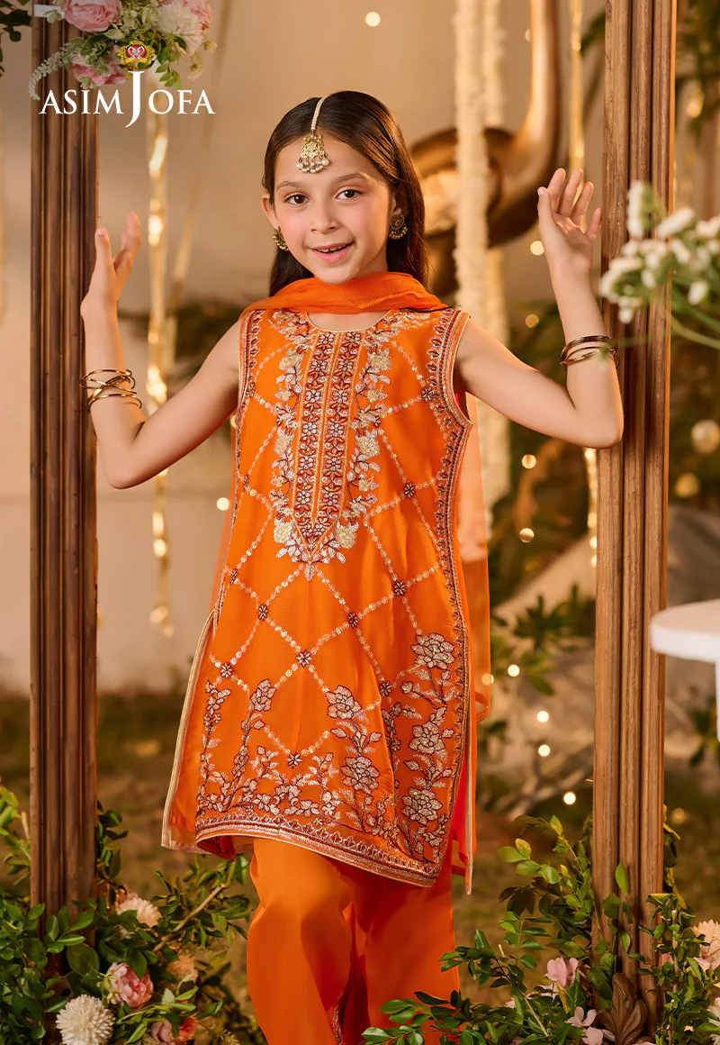 AJLK-06 EMBROIDERED POLY CHIFFON 3 PCS - Image 3