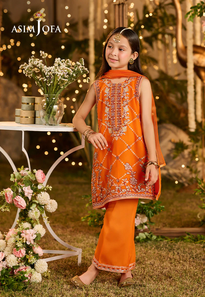 AJLK-06 EMBROIDERED POLY CHIFFON 3 PCS - Image 4