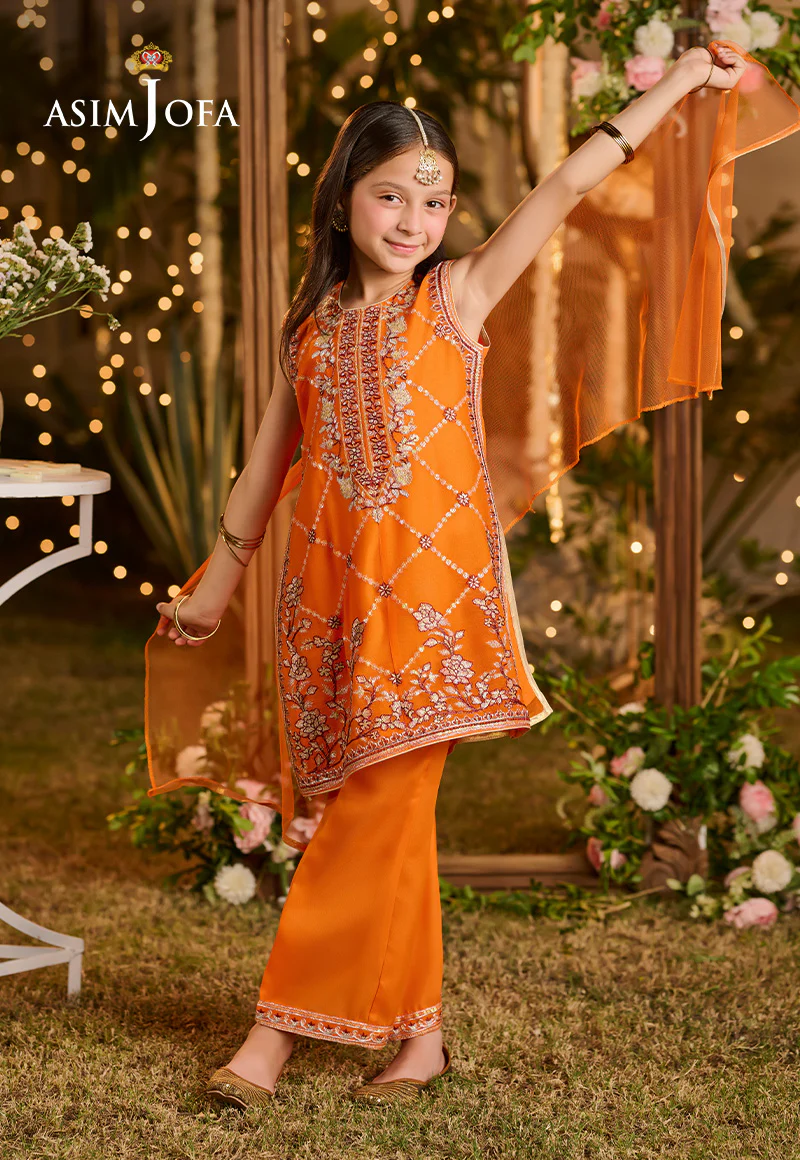 AJLK-06 EMBROIDERED POLY CHIFFON 3 PCS - Image 7