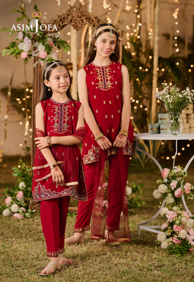 AJLK-07 EMBROIDERED POLY CHIFFON 3 PCS - Image 4