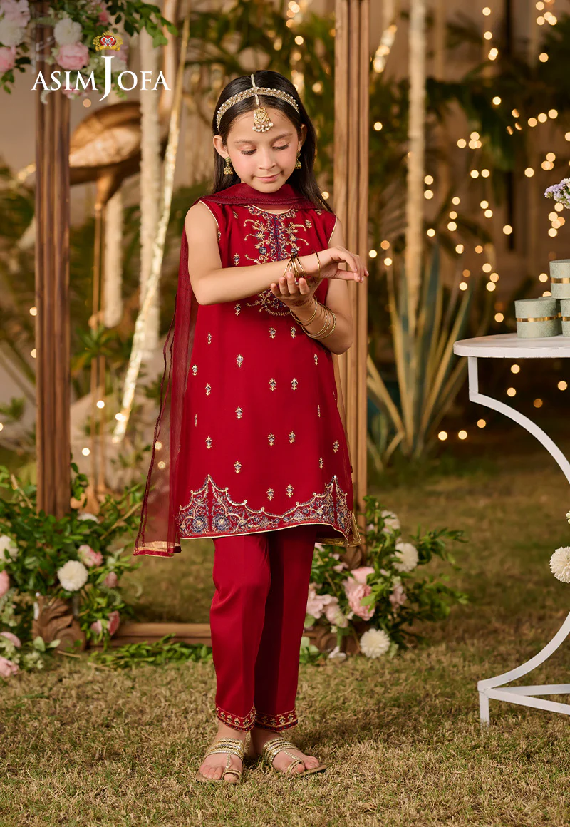 AJLK-07 EMBROIDERED POLY CHIFFON 3 PCS - Image 5