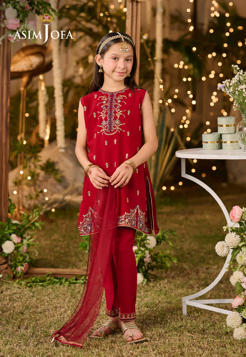 AJLK-07 EMBROIDERED POLY CHIFFON 3 PCS - Image 6