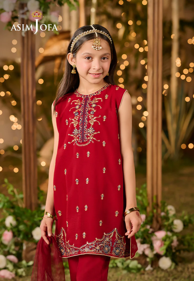 AJLK-07 EMBROIDERED POLY CHIFFON 3 PCS - Image 7