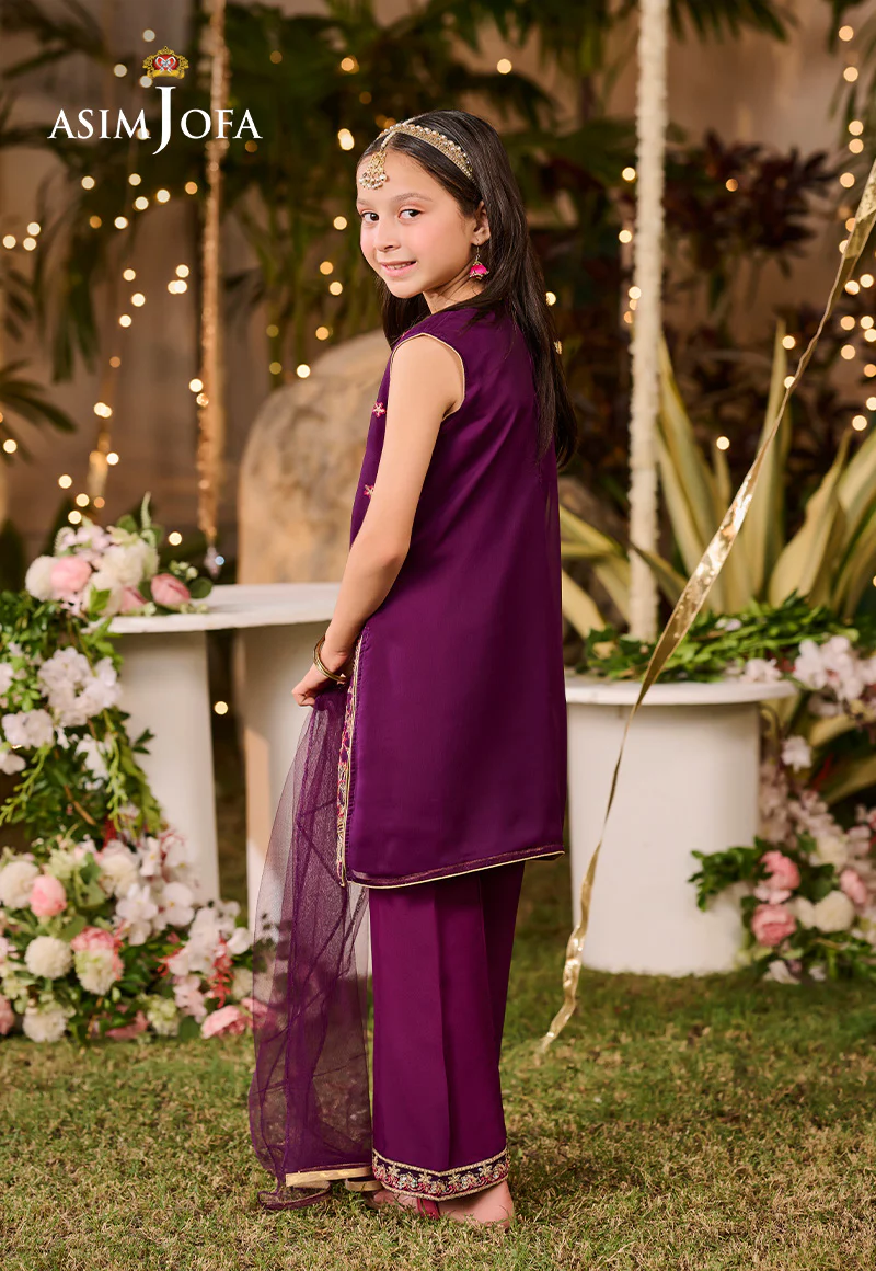 AJLK-08 EMBROIDERED POLY CHIFFON 3 PCS - Image 2