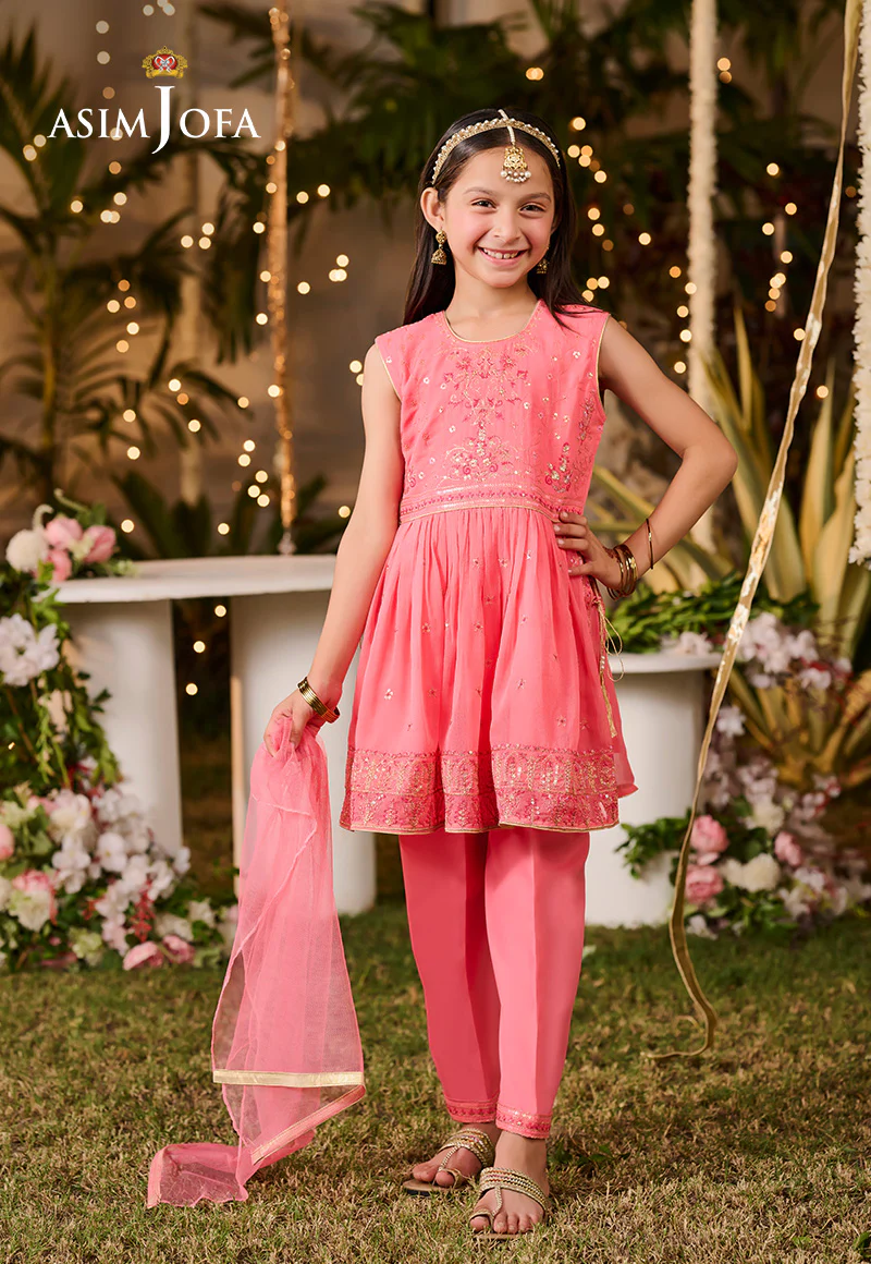 AJLK-09 EMBROIDERED POLY CHIFFON 3 PCS - Image 4