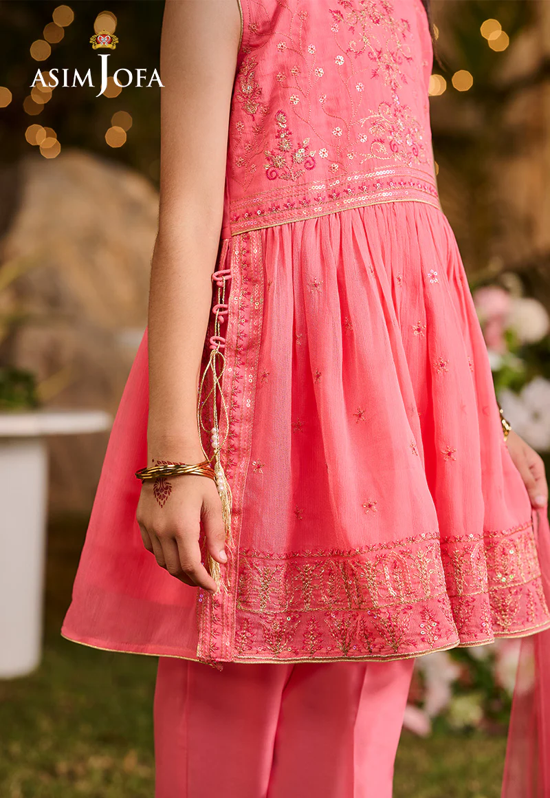 AJLK-09 EMBROIDERED POLY CHIFFON 3 PCS - Image 8