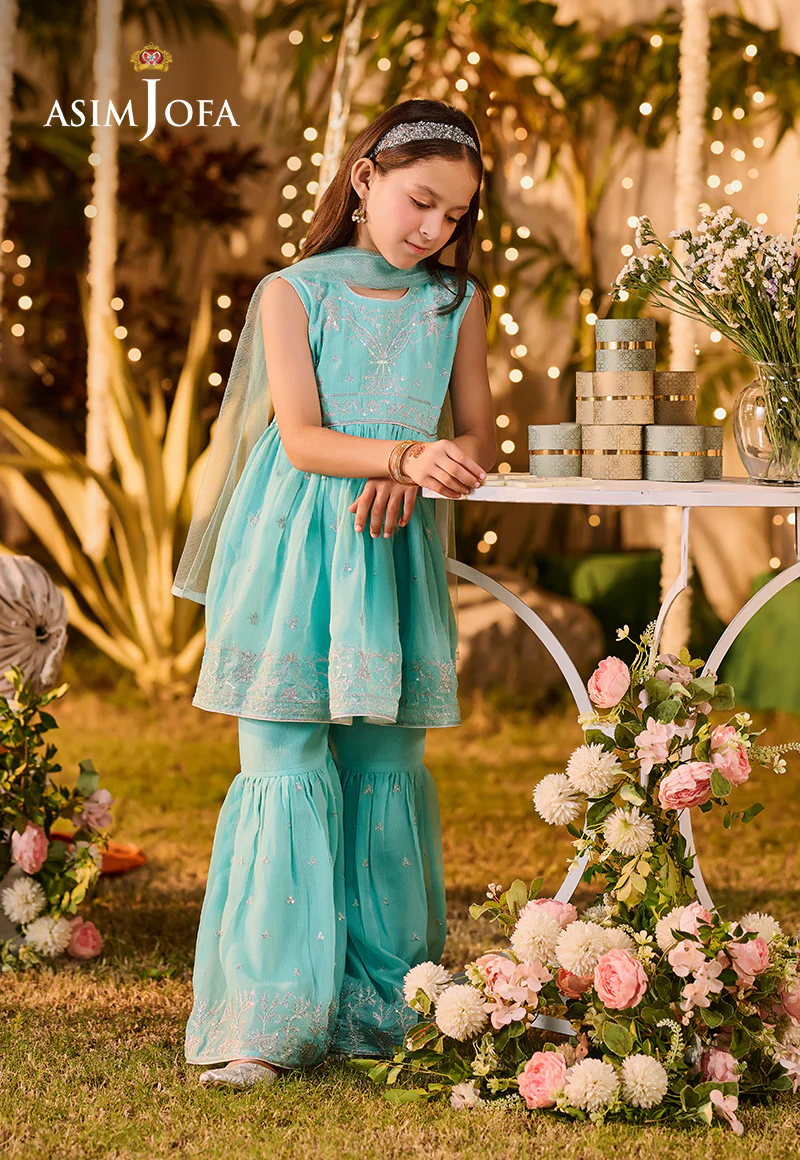 AJLK-10 EMBROIDERED POLY CHIFFON 3 PCS - Image 10