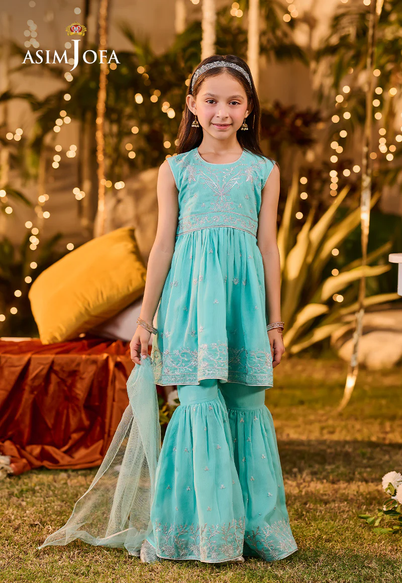 AJLK-10 EMBROIDERED POLY CHIFFON 3 PCS - Image 6