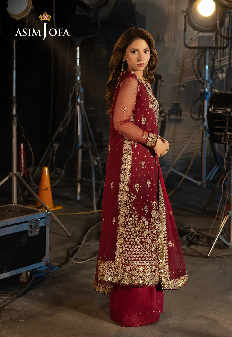 AJLLFD-01 Embroidered Net Stitched 3 PCS - Image 7