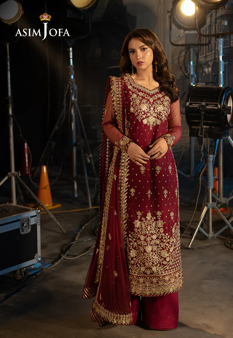 AJLLF-01 Embroidered Net 3 Pcs - Image 11