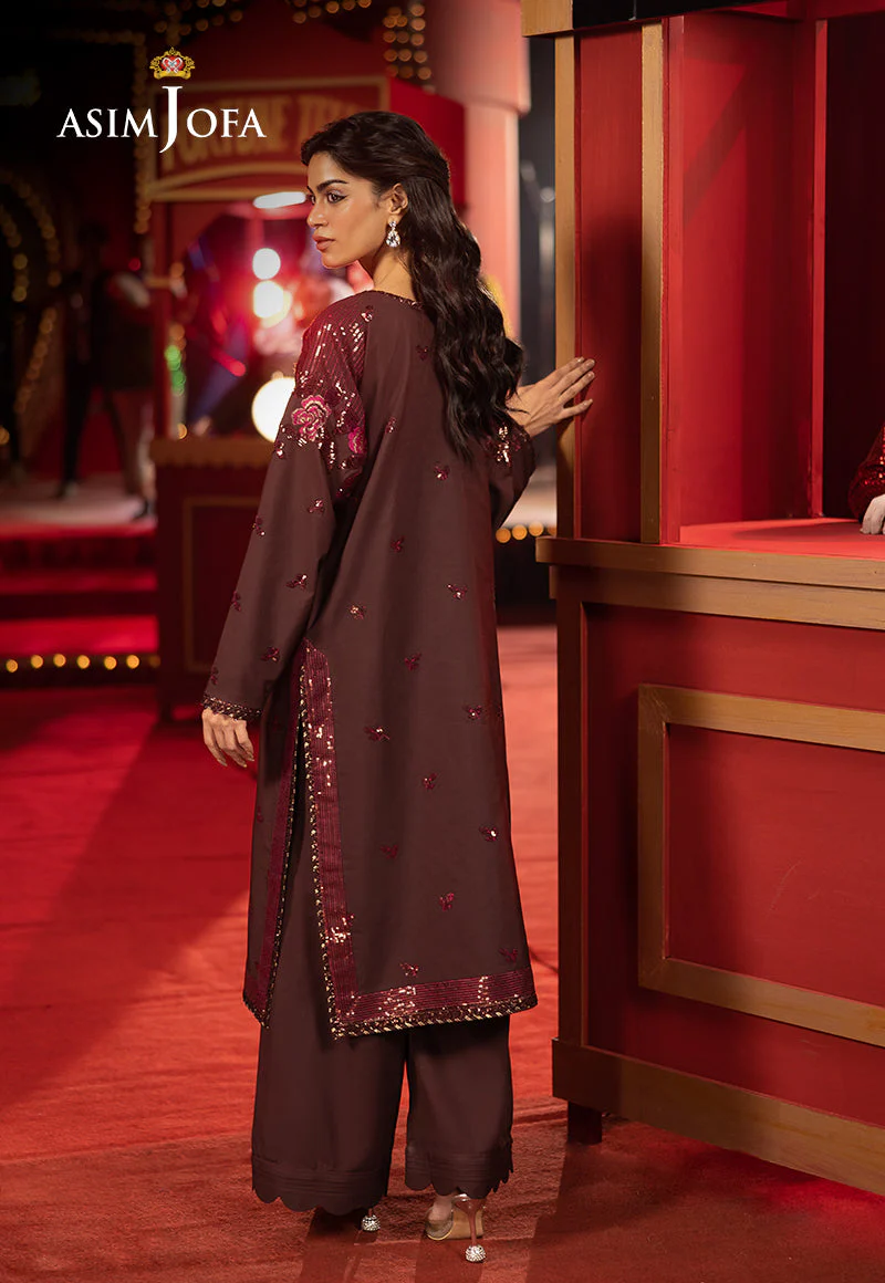 AJLLFD-10 Embroidered Silk Stitched 2 PCS - Image 2