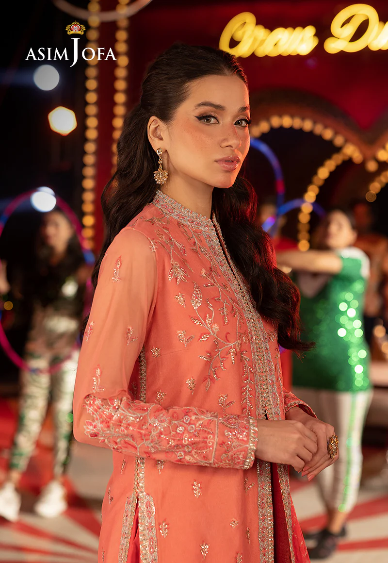 AJLLF-13 Embroidered Net 3 Pcs - Image 6