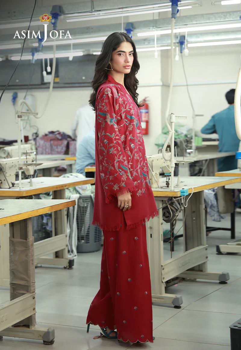 AJLPF-01 Embroidered Twisted Silk Stitched 2pcs - Image 3
