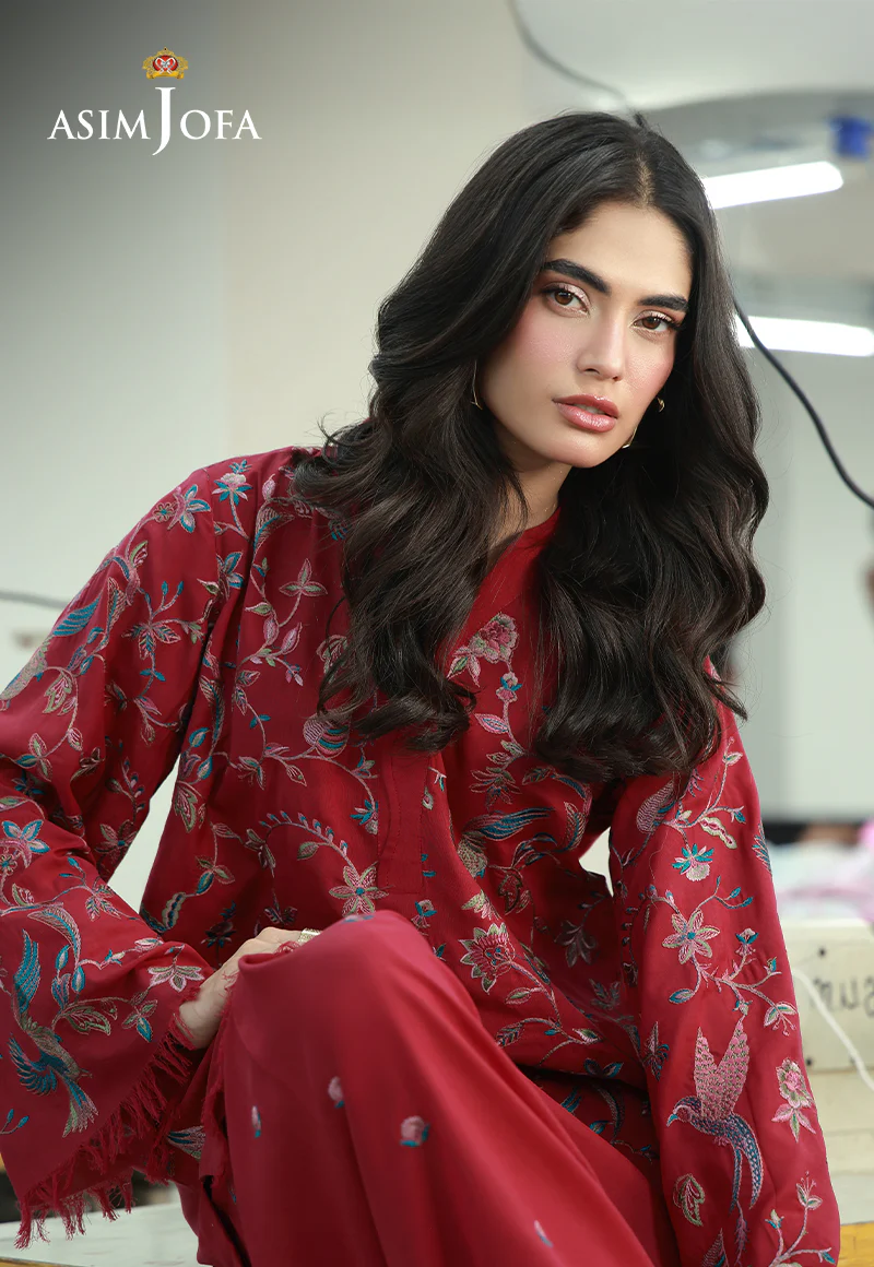 AJLPF-01 Embroidered Twisted Silk Stitched 2pcs - Image 6