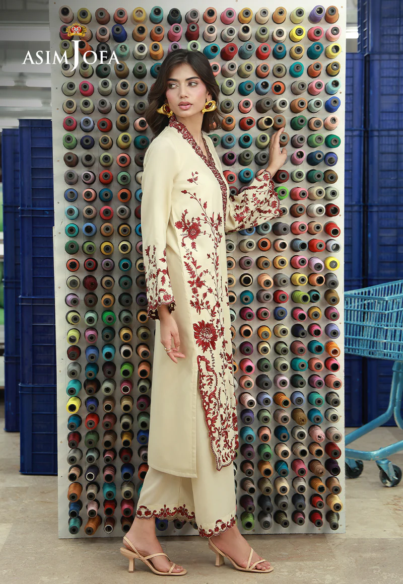 AJLPF-06 Embroidered Super Silk Stitched 2pcs - Image 3
