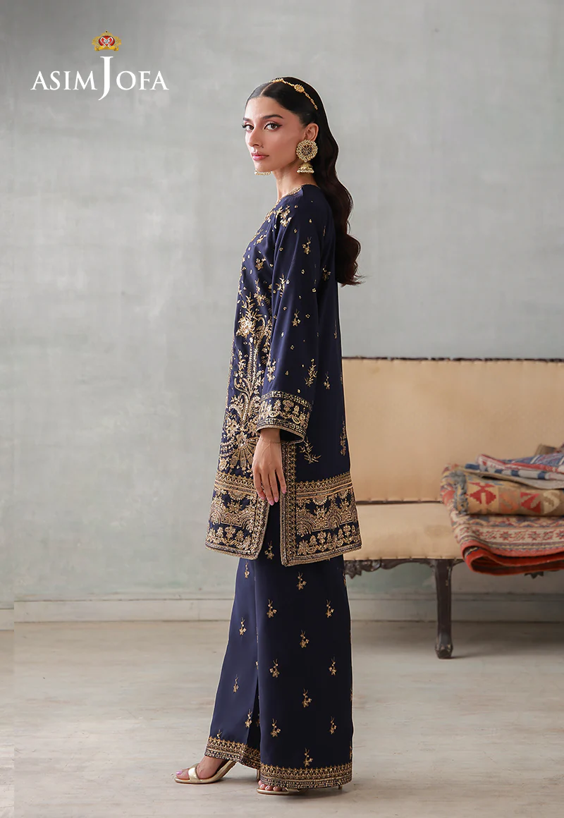 AJLPN-04 Embroidered Poly Silk Stitched 2pcs - Image 4