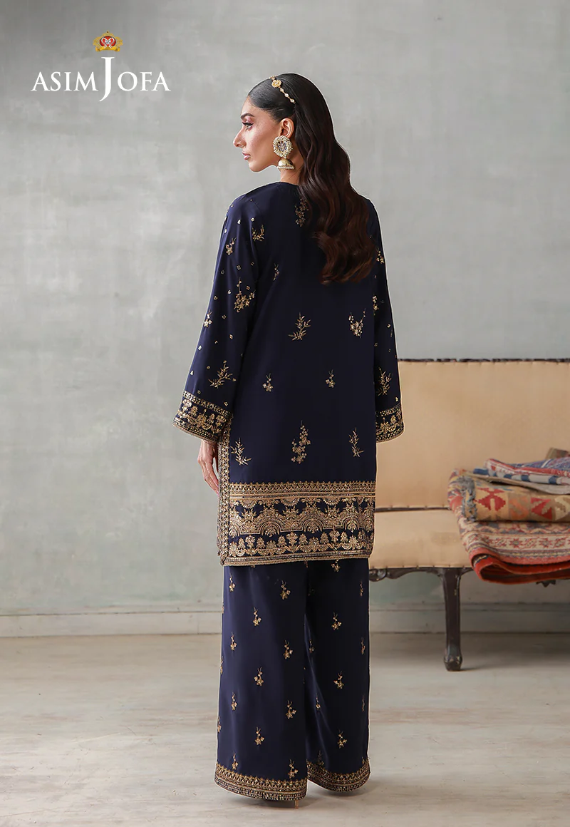 AJLPN-04 Embroidered Poly Silk Stitched 2pcs - Image 5
