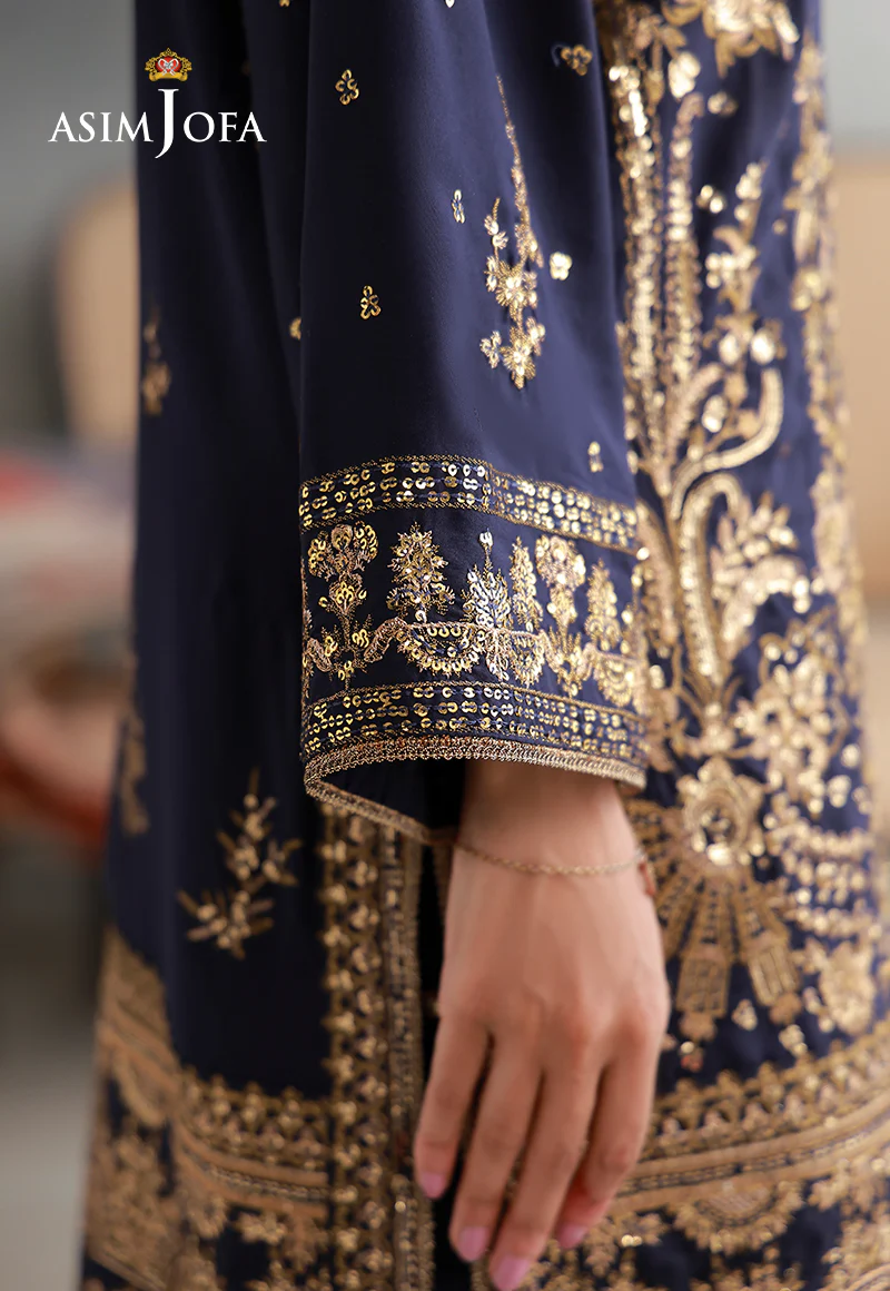 AJLPN-04 Embroidered Poly Silk Stitched 2pcs - Image 7