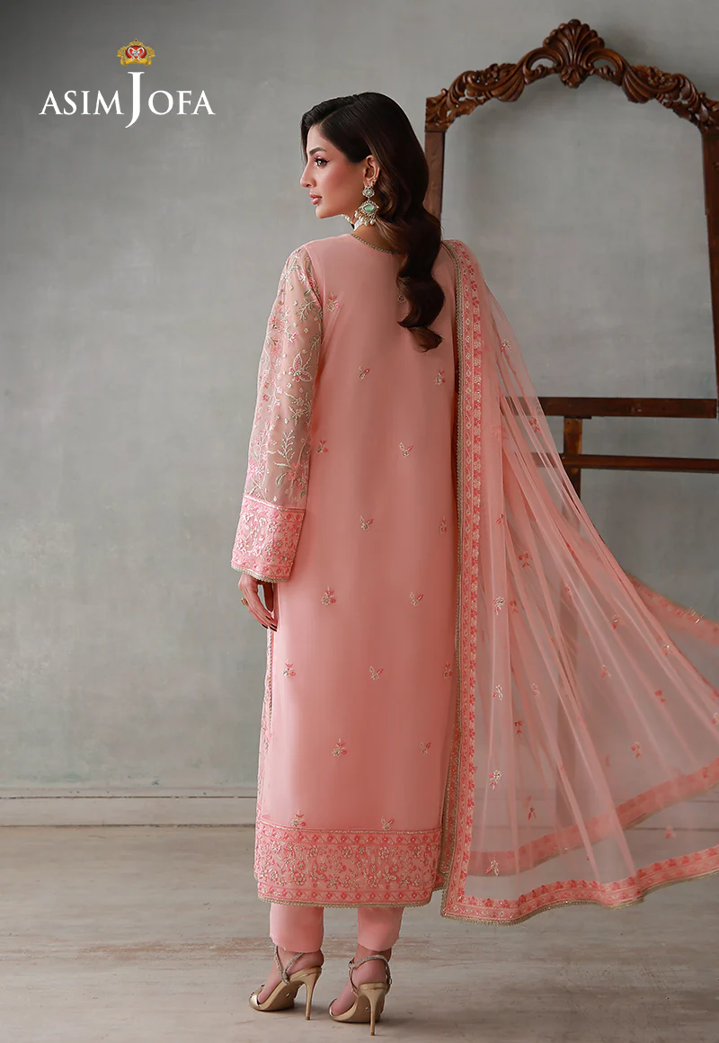 AJLPN-07 Embroidered Poly Net Stitched 3pcs - Image 4