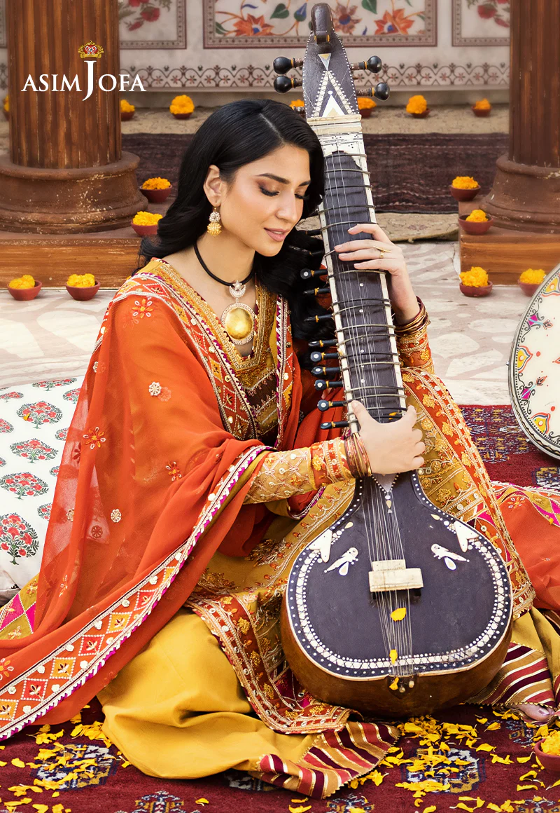 AJLR-03 EMBROIDERED LAWN 3 PCS - Image 10