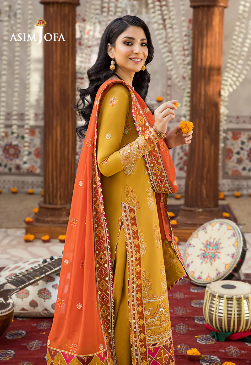 AJLR-03 EMBROIDERED LAWN 3 PCS - Image 5