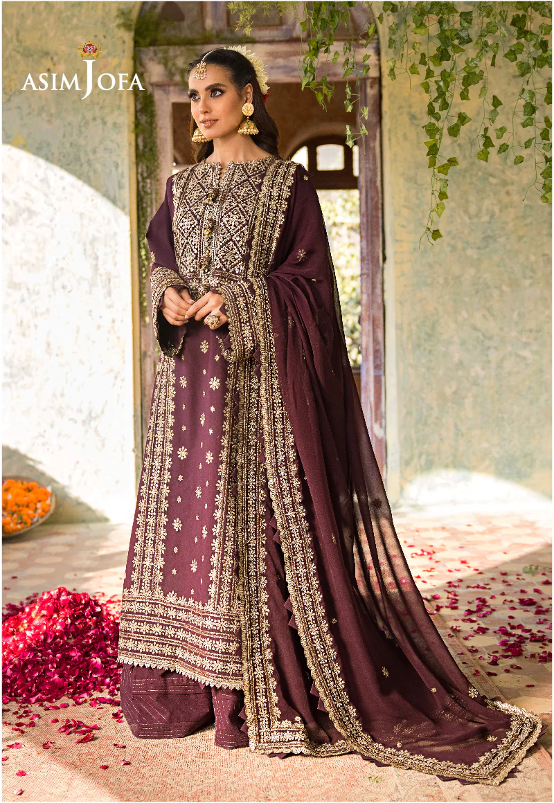 AJLR-08 EMBROIDERED LAWN 3 PCS - Image 9