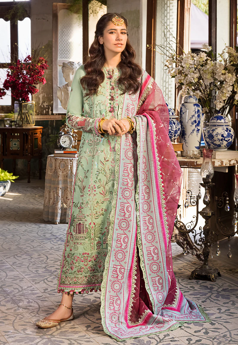AJLR-10 EMBROIDERED LAWN 3 PCS