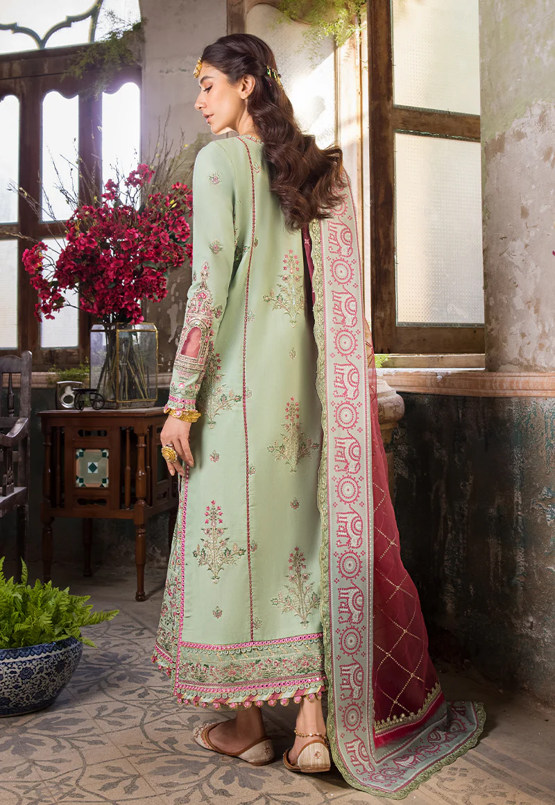 AJLR-10 EMBROIDERED LAWN 3 PCS - Image 2