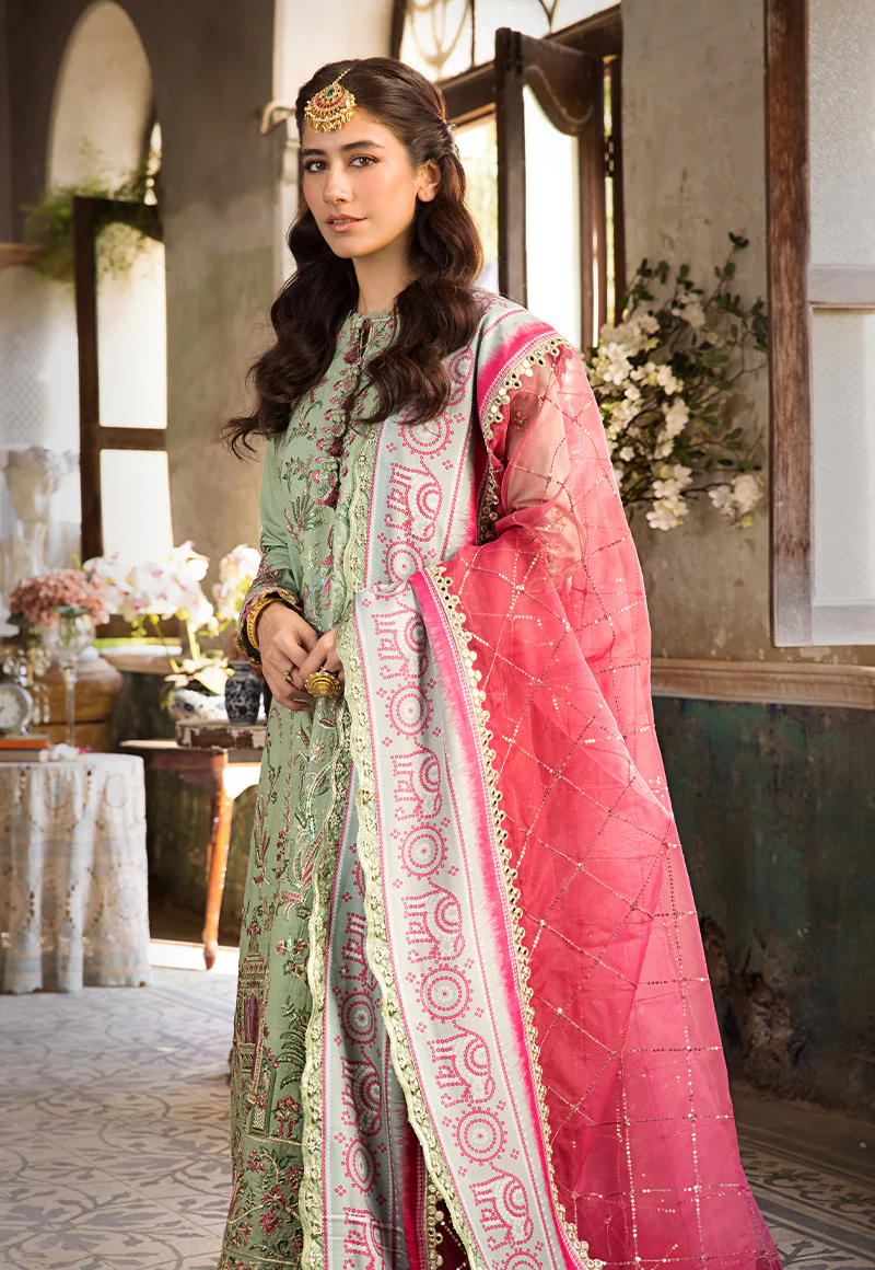 AJLR-10 EMBROIDERED LAWN 3 PCS - Image 3