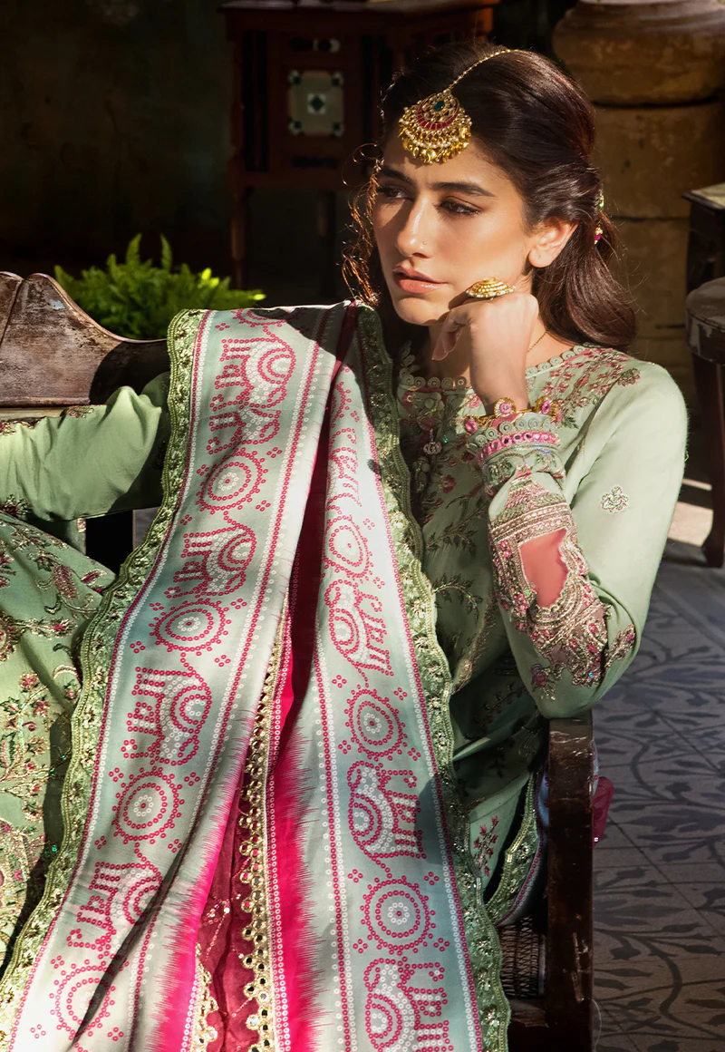 AJLR-10 EMBROIDERED LAWN 3 PCS - Image 8