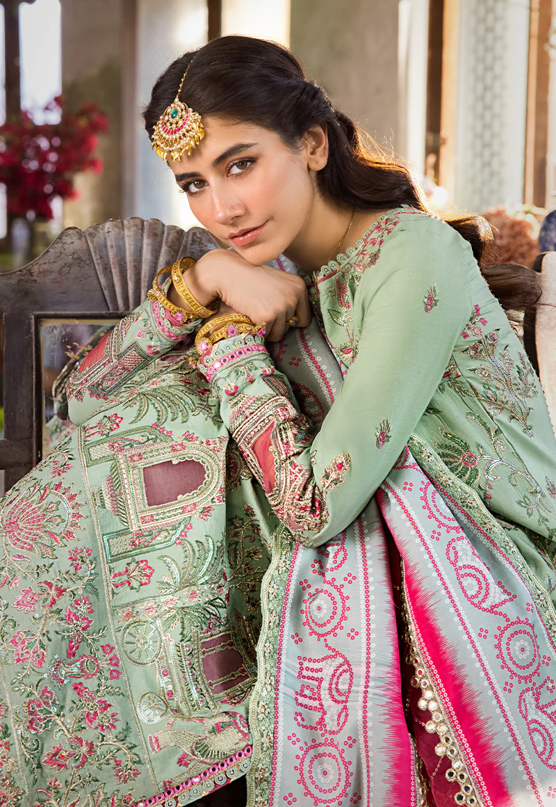 AJLR-10 EMBROIDERED LAWN 3 PCS - Image 9