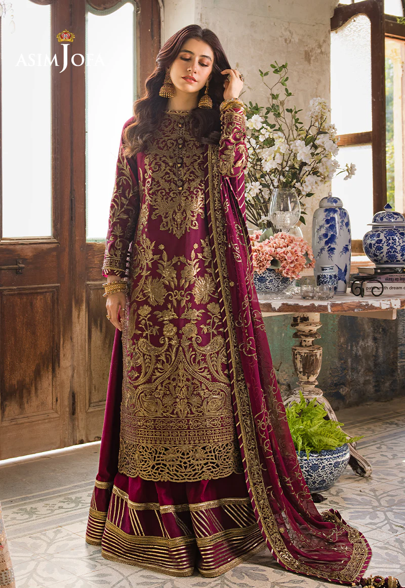 AJLR-13 EMBROIDERED LAWN 3 PCS - Image 4