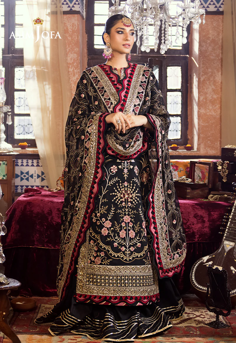 AJLR-17 EMBROIDERED LAWN 3 PCS - Image 3