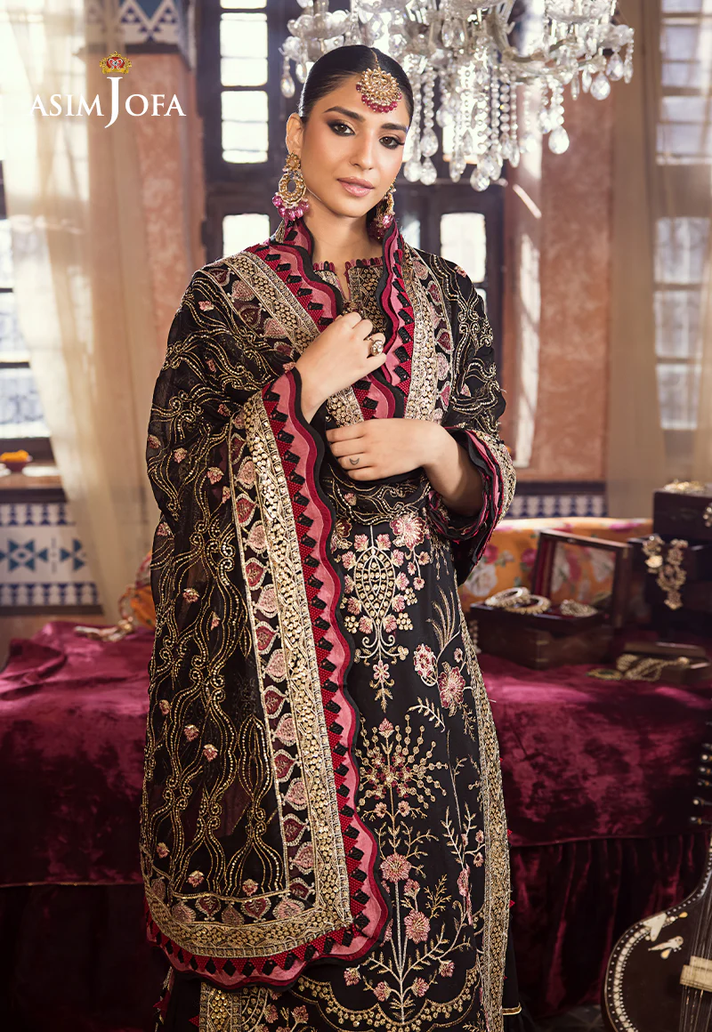 AJLR-17 EMBROIDERED LAWN 3 PCS - Image 5