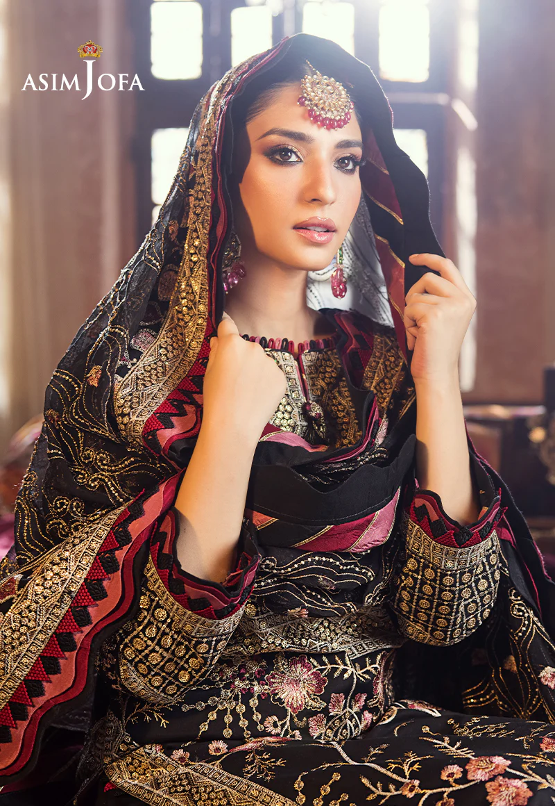 AJLR-17 EMBROIDERED LAWN 3 PCS - Image 9